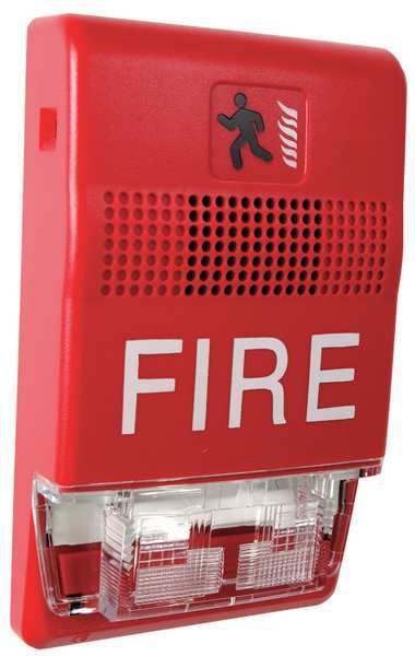 Chime Strobe, Marked Fire, Red