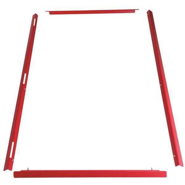 Fire Panel Trim, 10 Zone, Red