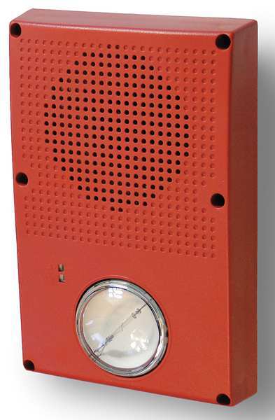 Outdoor Speaker Strobe, Red