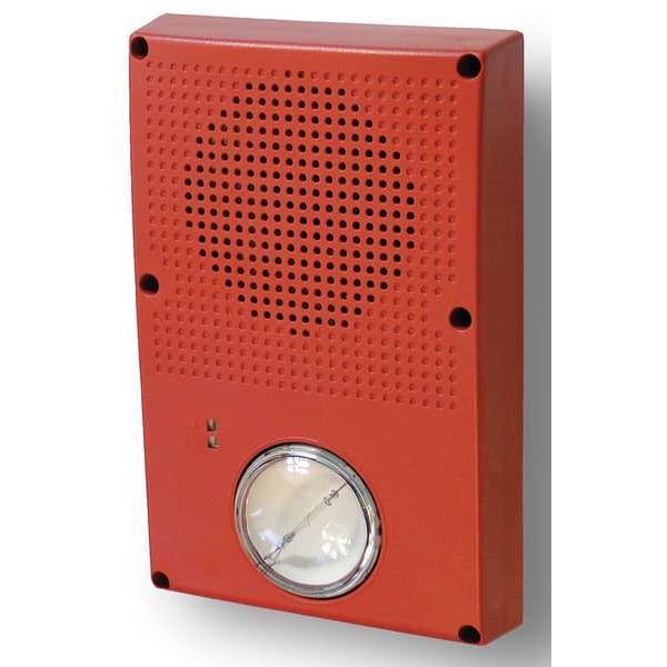 Outdoor Speaker Strobe, Red
