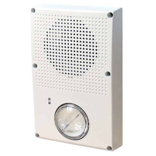 Outdoor Speaker Strobe, White