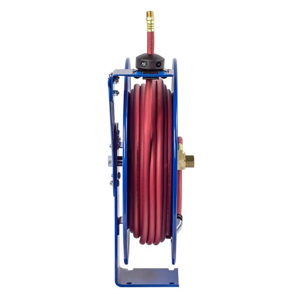 Spring Return Hose Reel, 1/2 in Hose Dia., 50 ft Length, 300 psi