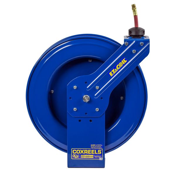 Spring Return Hose Reel, 1/2 in Hose Dia., 50 ft Length, 300 psi