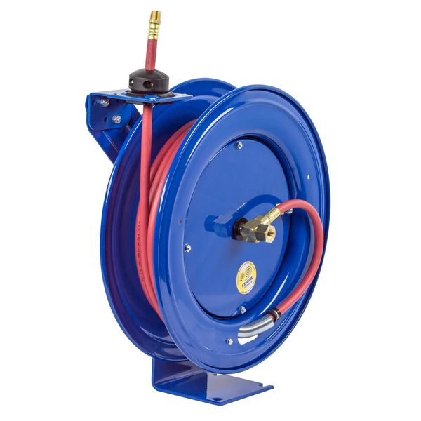 Spring Return Hose Reel, 1/2 in Hose Dia., 50 ft Length, 300 psi