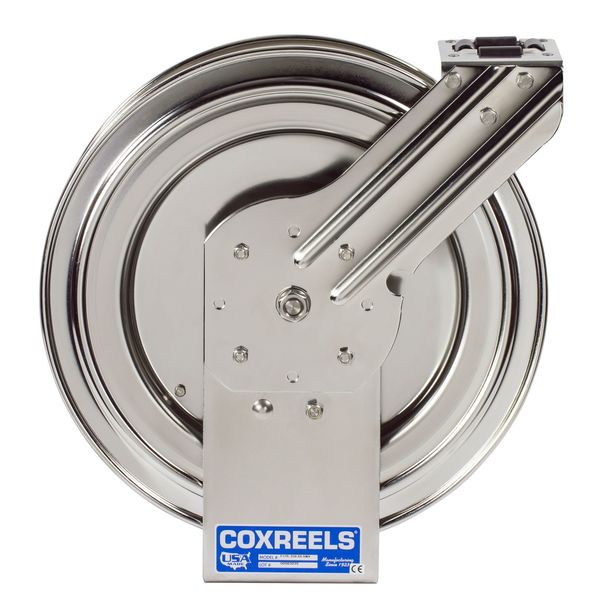 Spring Return Hose Reel, 1/2 in Hose Dia., 25 ft Length, 300 psi