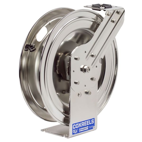 Spring Return Hose Reel, 1/2 in Hose Dia., 25 ft Length, 300 psi