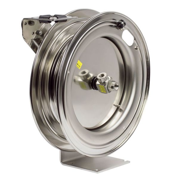Spring Return Hose Reel, 1/2 in Hose Dia., 25 ft Length, 300 psi