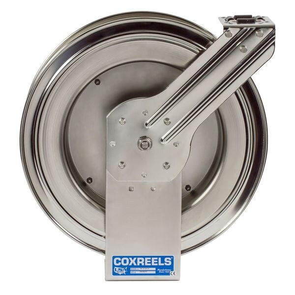 Spring Return Hose Reel, 3/4 in Hose Dia., 25 ft Length, 300 psi