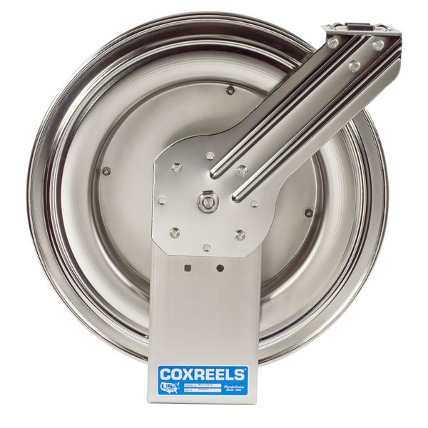 Spring Return Hose Reel, 3/8 in Hose Dia., 50 ft Length, 3,000 psi