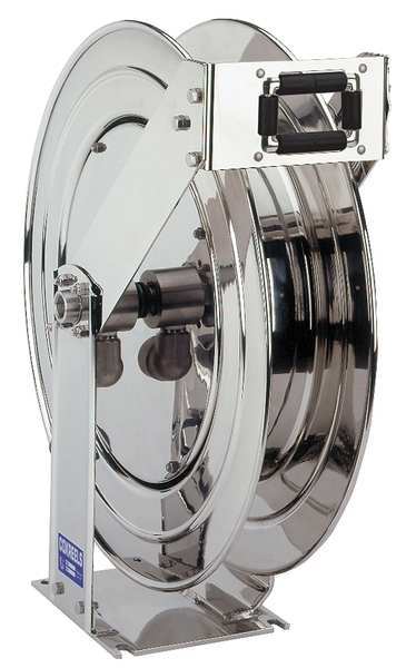 Spring Return Hose Reel, 3/4 in Hose Dia., 50 ft Length, 300 psi