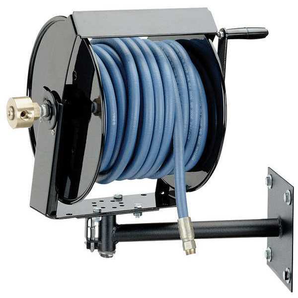 HandCrank HoseReel, Holds 3/8x100 Ft Hose