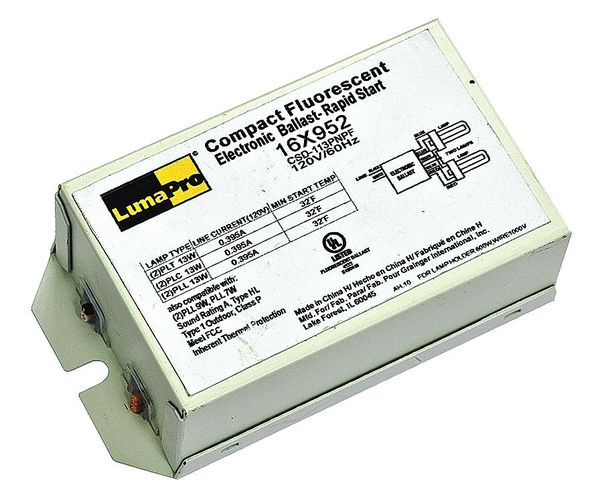CFL Ballast, Electronic, 26W, 120V