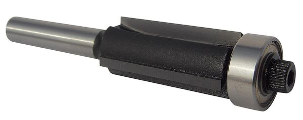 Flush Trim Rtr Bit, Carbide Tipped, 1/2 In