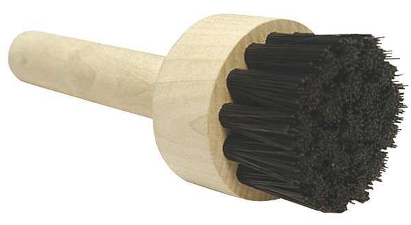 Round Brush, Nylon, 2 In Dia