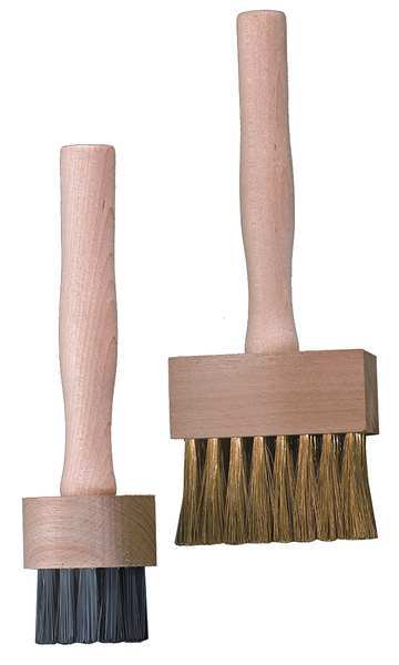 Round Brush, Nylon, 2 In Dia