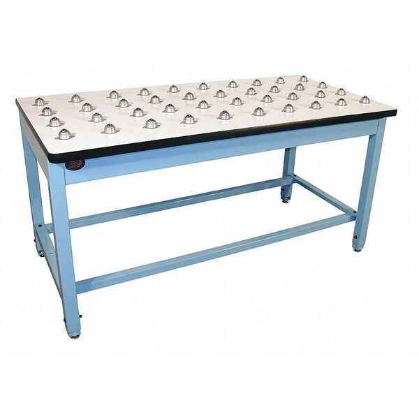 Workbench, Laminate, 60 in W, 30 in Height, 1,000 lb, Straight