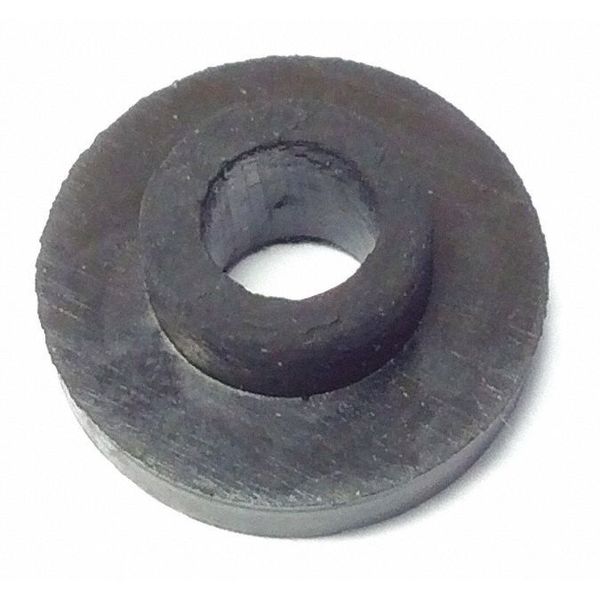 Step Bushing, Rubber, Black, 1/4