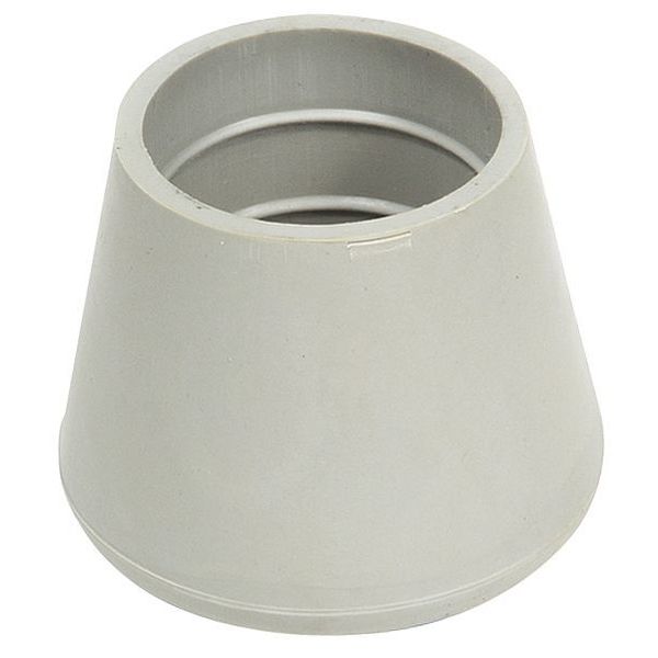 Protective Leg Tip, SlipOn, Rd, 1-1/8