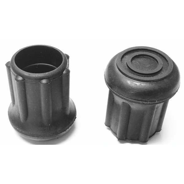 Protective Leg Tip, SlipOn, Rd, 47/64