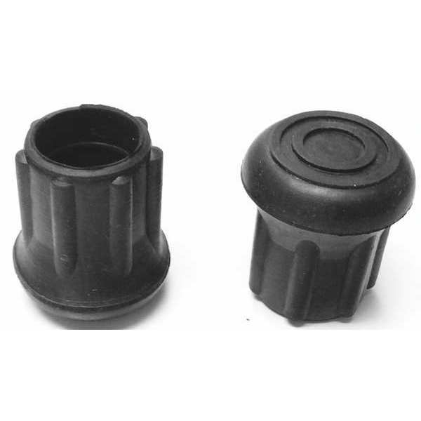 Protective Leg Tip, SlipOn, Rd, 47/64