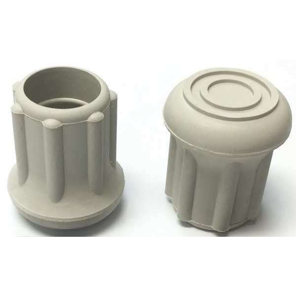 Protective Leg Tip, SlipOn, Rd, 47/64