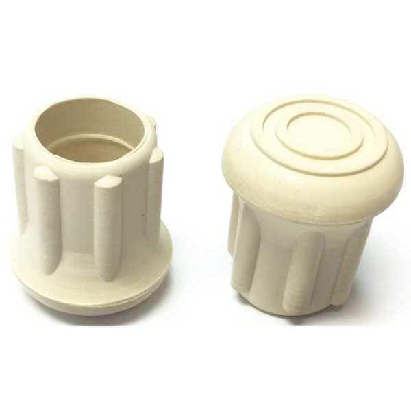 Protective Leg Tip, SlipOn, Rd, 47/64