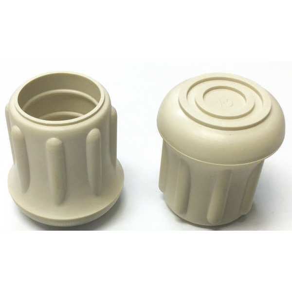 Protective Leg Tip, SlipOn, Rd, 55/64