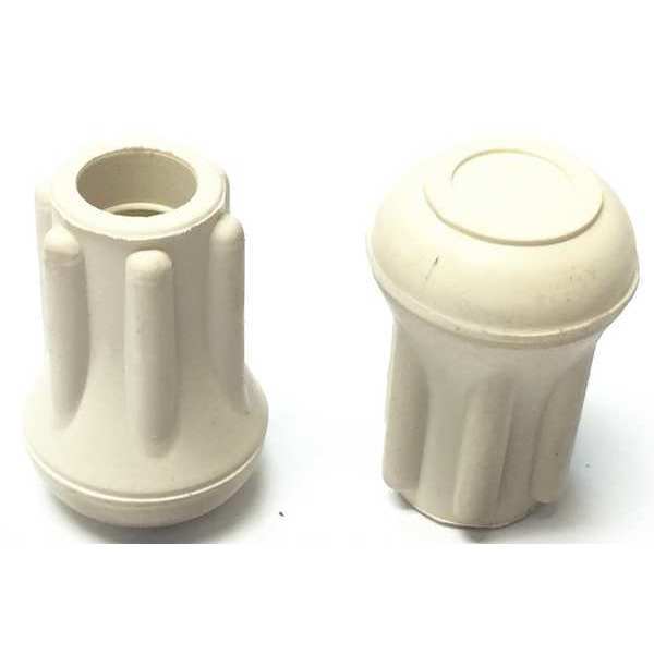 Protective Leg Tip, SlipOn, Rd, 33/64