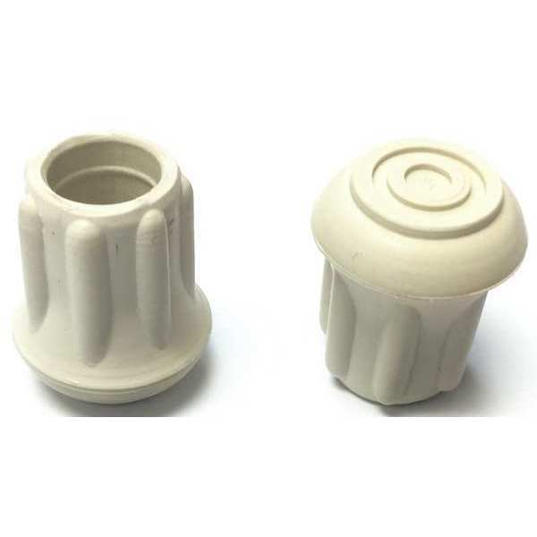 Protective Leg Tip, SlipOn, Rd, 31/64