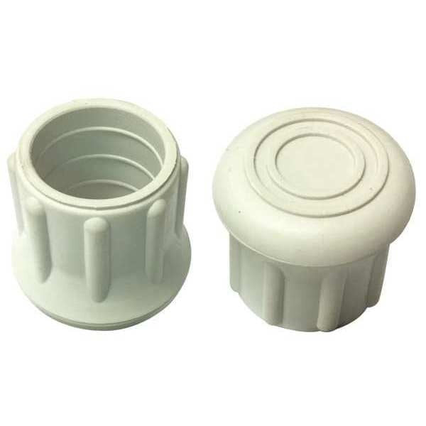 Protective Leg Tip, SlipOn, Rd, 31/32