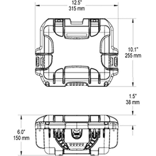 Orange Protective Case, 12-1/2