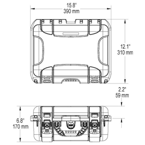 Orange Protective Case, 15.8