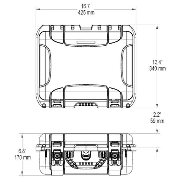 Black Protective Case, 16.7