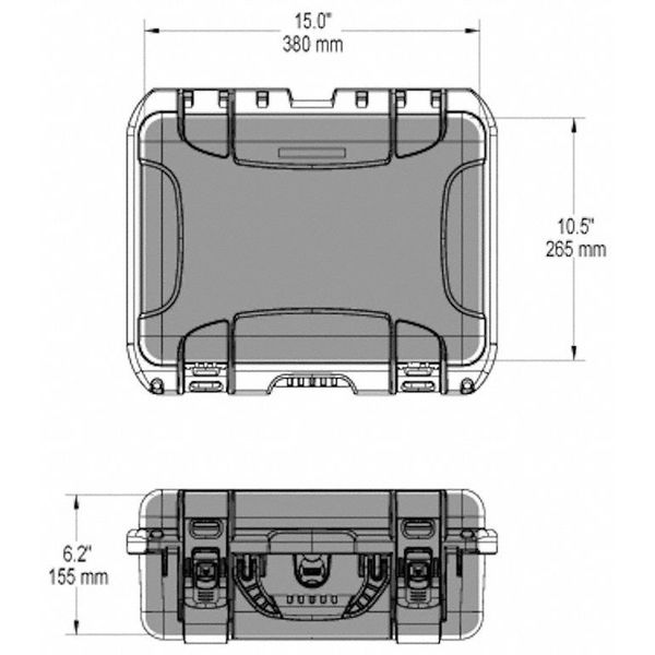 Black Protective Case, 16.7