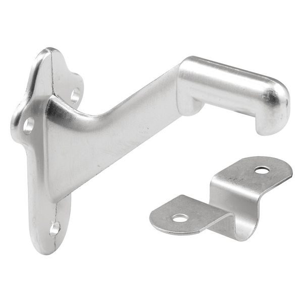 Hand Rail Brackets, Satin, Chrome Pltd, PK2