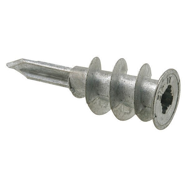Concrete Screw, #8 Dia., Zinc Plated, 50 PK