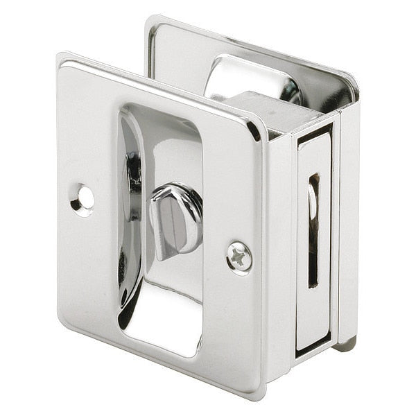 Door Privacy Lock, Pocket, Chrome