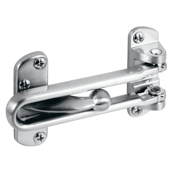 Entry Door Lock, Swing Bar, Satin Nickel