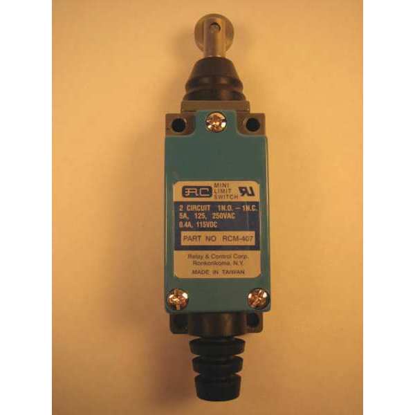 Limit Switch, Push Roller, 1NC/1NO, 5A @ 250V AC