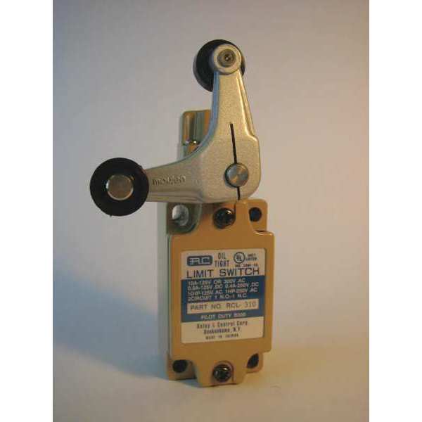 Limit Switch, Lever, Roller, 1NC/1NO, 10A @125V AC