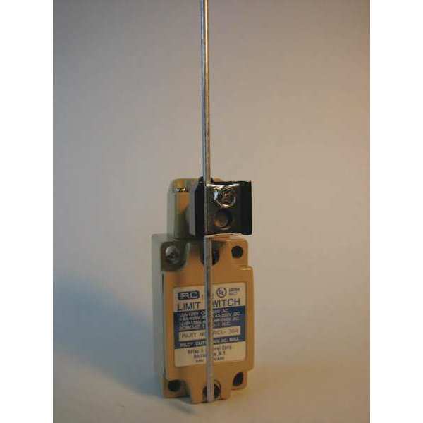 Limit Switch, Adjustable Lever, Rod, 1NC/1NO, 10A @125V AC