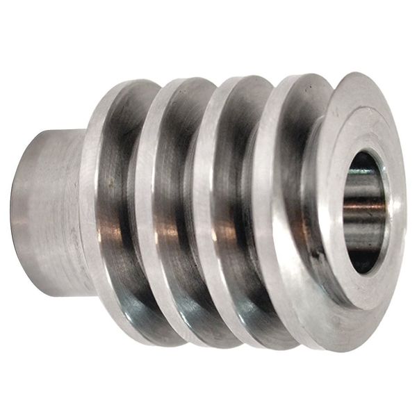 Worm, 10DP, 14.5PA, 1.25PD, Steel, No KWY
