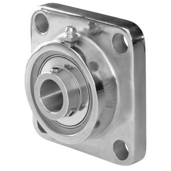 Flange, 4 Bolt, Stainless, Bore 1.25