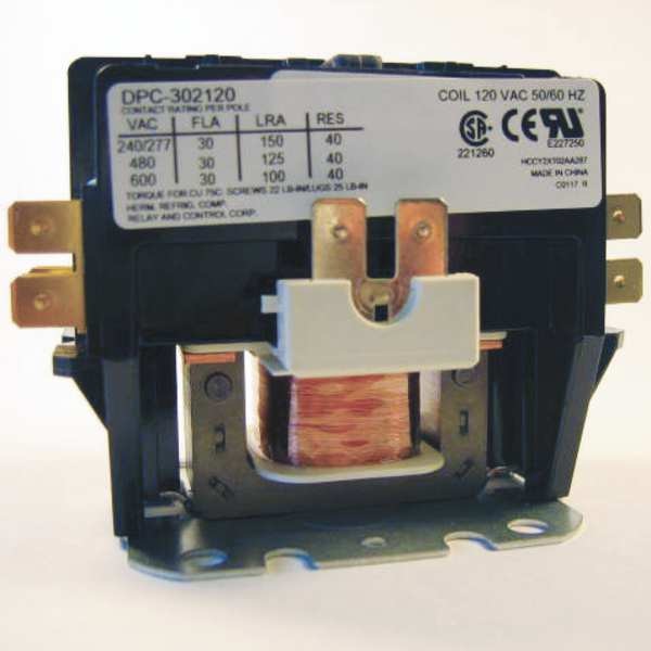 120VAC Definite Purpose Contactor 2P 30A