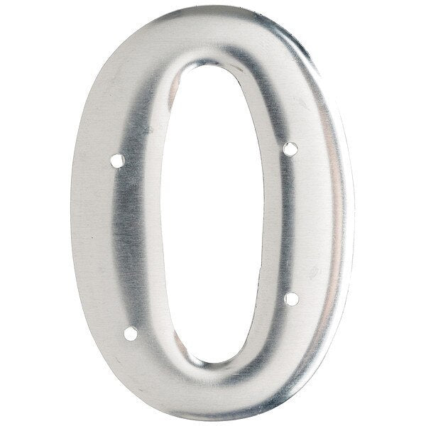 Letter, Aluminum, Roman, 3 in. H, O, PK10