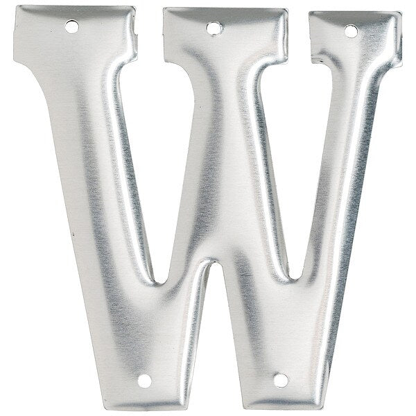 Letter, Aluminum, Roman, 3 in. H, W, PK10