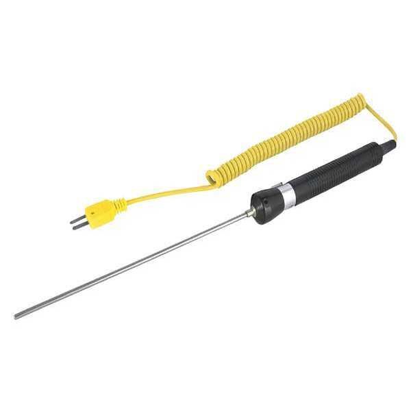 Immersion Thermocouple Probe, Type K, -58 to 1112Â°F (-50 to 600Â°C)