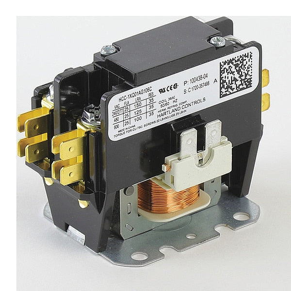 Contactor, 24V, 1 SPST, 25A