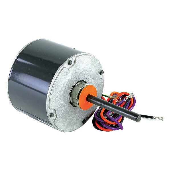 Fan Motor, 1/2 HP, 230V, 1-Phase, 1075 rpm, PSC, 208-230 VAC 1 Ph 60 Hz Volts