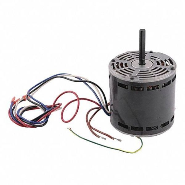 Blower Motor, 1.2 HP, 115V, 1-Ph, 3 SPDT, 1075 rpm, PSC, 115 VAC 1 Ph 60 Hz Volts